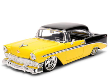 Jada 36648 Bigtime Muscle 1956 Chevrolet Bel Air 1:24 2-Tone Yellow / Black