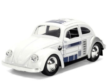 Jada 36982 Star Wars 1959 VW Volkswagen Beetle R2-D2 1:32 White with Graphics