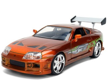 Jada 37703 25 Years of Fast & Furious Brian’s Toyota Supra 1:24 Brush Finish