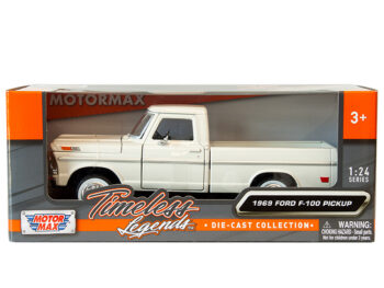 Motormax 79315 Timeless Legends 1969 Ford F-100 Pick Up Truck 1:24 Cream
