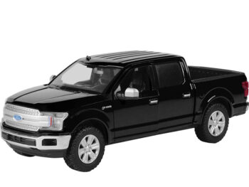 Motormax 79363 Timeless Legends 2019 Ford F-150 Lariat Crew Cab Pick Up Truck 1:27 Black