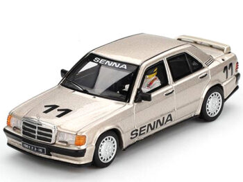 Mini GT MGT01076 Mercedes Benz 190 E 2.3-16 #11 Ayrton Senna 1984 Nurburgring Race of Champions with Figure 1:64