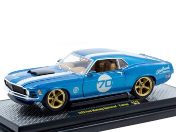 M2 Machines 40300 142 B 1970 Ford Mustang Sportroof Custom 1:24 Blue