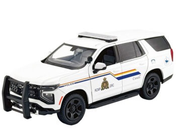 Motormax 76643 2025 Chevrolet Tahoe PPV Royal Canadian Mounted Police 1:24 White