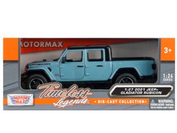 Motormax 79368 Timeless Legends 2021 Jeep Gladiator Rubicon Hard Top 1:27 Blue