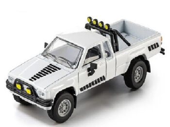 Majorette 8505001022 Collector Series Wave 4 2026 1985 Toyota Hilux SR5 4×4 1:64 White