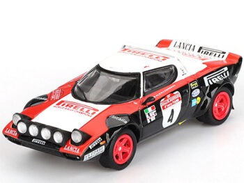 Mini GT MGT01084 Lancia Stratos HF #4 1978 Rally Sanremo Winner 1:64