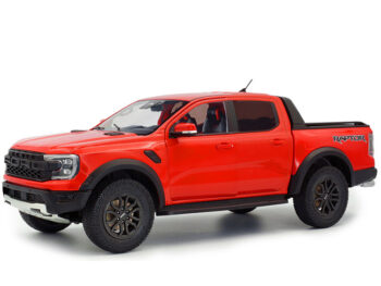 Solido S1813901 2024 Ford Ranger Raptor Pick Up Truck 1:18 Orange