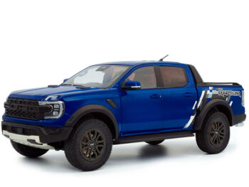 Solido S1813902 2024 Ford Ranger Raptor Pick Up Truck 1:18 Blue
