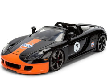 Jada 36487 Hyper Spec Porsche Carrera GT #7 Gulf 1:24 Black / Orange