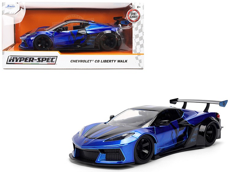 Jada 36496 Hyper Spec Chevrolet C8 Corvette Liberty Walk LBWK 1:24