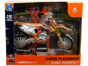 New Ray 58363 Factory Racing Red Bull KTM 450 SX-F #7 Dirt Bike 1:12 Aaron Plessinger