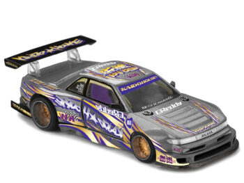 Mini GT x Kaido House KHMG235 Nissan Silvia S13-R Kaido Drift V1 Greddy 1:64 Gunmetal Gray
