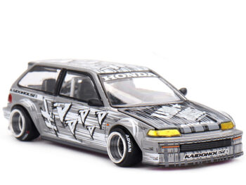 Mini GT x Kaido House KHMG260 Honda Civic (EF) Kaido Manga V1 1:64 Silver