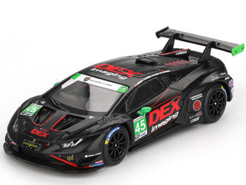 Mini GT MGT01129 Lamborghini Huracan GT3 EVO2 #45 No.45 DEX Imaging 2024 IMSA Daytona 24 Hrs 1:64 Black