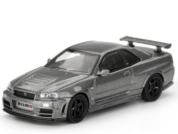 Mini GT MGT01160 Nissan Skyline GT-R R34 NISMO BNR34 CRS Version 1:64 Dark Metal Gray