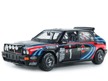Solido S1807809 Lancia Delta HF Integrale Tribute to Biason Rallye Monte Carlo 1990 1:18 #1 Black Included US Shipping