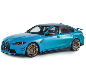 Solido S1814303 2024 BMW M3 Performance Parts 1:18 Daytona Beach Blue
