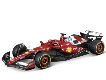 Bburago 18-36852 CL Formula F 1 2025 Ferrari SF-25 1:43 with Show Case #16 Charles Leclerc
