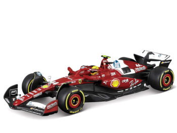 Bburago 18-36852 LH Formula F 1 2025 Ferrari SF-25 1:43 with Show Case #44 Lewis Hamilton
