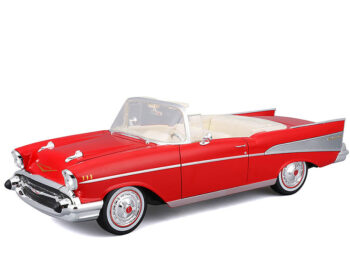 Maisto 31476 1957 Chevrolet Bel Air Convertible 1:18 Red