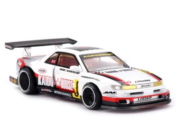 Mini GT x Kaido House KHMG251 Nissan Silvia S13-R Circuit Spec V1 1:64 White