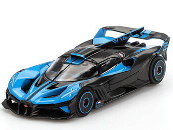 Mini GT MGT01063 Bugatti Bolide Presentation 1:64 Black Blue