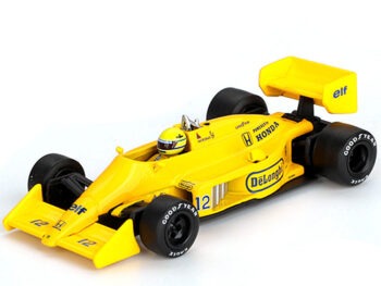 Mini GT MGT01088 Lotus 99T #12 Ayrton Senna 1987 Monaco Grand Prix Winner 1:64 Yellow