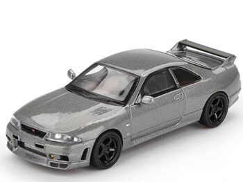 Mini GT MGT01128 Nissan Skyline GT-R Nismo BCNR33 CRS Version 1:64 Dark Metal Gray
