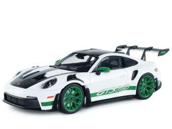 Solido S1812107 2024 Porsche 911 GT3 RS Carrera Tribete 1:18 White with Green Stripes