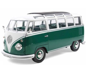 Solido S1813403 1962 VW Volkswagen T1 Samba 1:18 Green / White