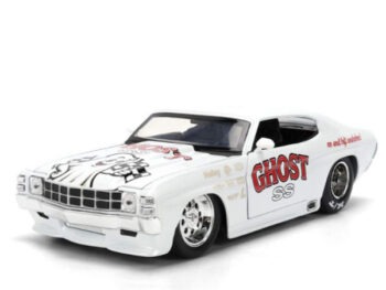 Jada 36636 Bigtime Muscle 1971 Chevy Chevelle SS 1:24 Ghost SS White