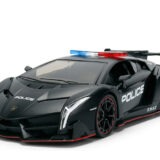 Jada 37756 Hyper Spec Lamborghini Veneno Police 1:24 Matte Black