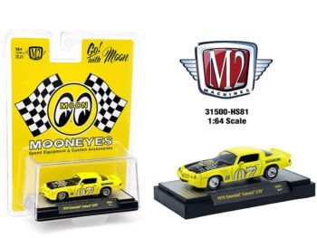 M2 Machines 31500 HS81 1979 Chevrolet Camaro Z28 Mooneyes Speed Equipment 1:64 Yellow