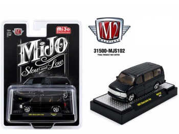 M2 Machines 31500 MJS102 1995 Chevrolet Astro Van Custom Slow & Low 1:64 Black