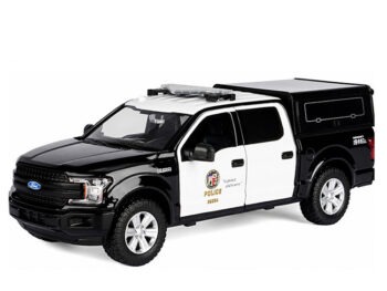 Motormax 76819 2019 Ford F-150 Los Angeles Police Vehicle LAPD 1:27 Black / White