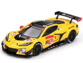 Mini GT MGT01197 Chevrolet Corvette Z06 GT3.R 2025 IMSA Daytona 24 Hrs 1:64 #4 Pratt Miller Yellow