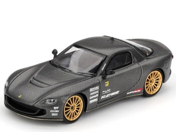 Mini GT MGT01205 Mazda RX-7 RE-Amemiya Matsukiyo KOKU 3 Rotor NA-7 TAS 2025 Best Tuned Car Award 1:64 Carbon