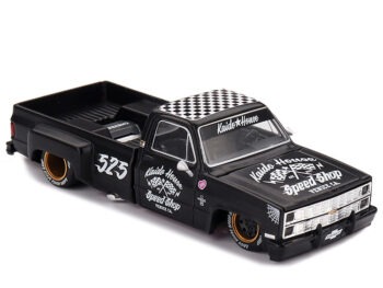 Mini GT x Kaido House KHMG236 Chevrolet Silverado Dually Hot Rod V1 1:64 Flat Black