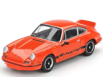 Mini GT MGT01142 Porsche 911 Carrera RS 2.7 1:64 Tangerine with Black Livery