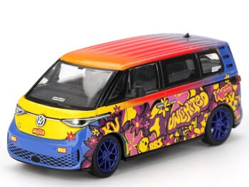 Mini GT MGT01159 VW Volkswagen ID. Buzz KW/BBS 1:64 Blue Orange Yellow