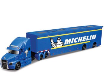 Maisto 12418 MI Custom Haulers Design Mack Anthem Michelin 1:64 Blue