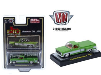 M2 Machines 31500 MJS105 2026 “C10s In The Park” 1978 Chevrolet Cheyenne Super 30 1:64 Green / White