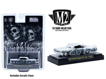 M2 Machines 31500 MJS106 2026 “Dias De Los Muertos” 1964 Chevrolet Impala SS Hard Top 1:64 White