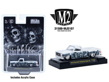 M2 Machines 31500 MJS107 2026 “Dias De Los Muertos” 1978 Chevrolet Cheyenne Super 30 1:64 White