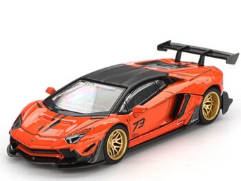 Mini GT MGT01133 LBWK Liberty Walk LB WORKS Lamborghini Aventador 1:64 Orange