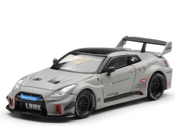 Mini GT MGT01248 LBWK Liberty Walk NISSAN LB-Silhouette WORKS GT 35GT-RR Ver.1 1:64 Matte Grey