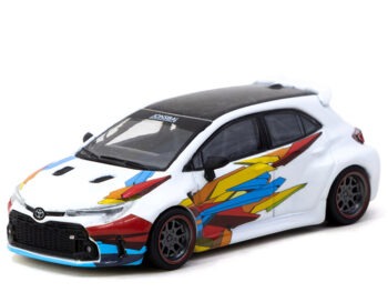 Tarmac Works T64G-063-WH Toyota Corolla Widebody Jon Sibal 1:64 White