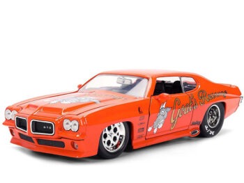 Jada 36591 Bigtime Muscle 1971 Pontiac GTO Goat's Revenge 1:24 Orange
